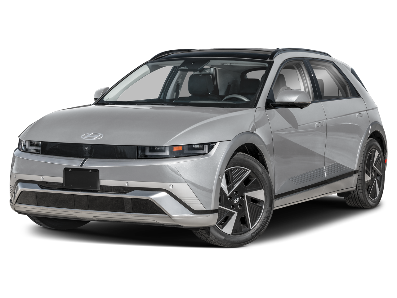 2026 Hyundai IONIQ 5 Limited in Cyber Gray — front three-quarter view